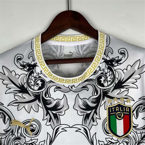 italy soccer jersey versace|white italy versace kit.